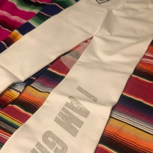 I AM GIA white trousers